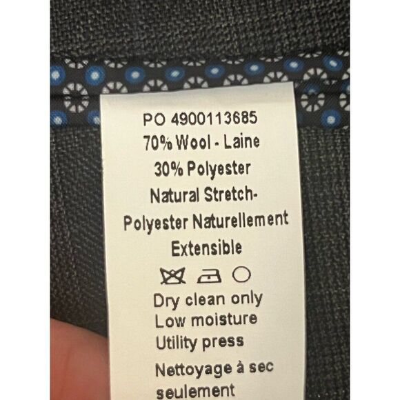 Ralph Lauren Black Label Wool Blazer- Size 46R Dark Grey - Picture 6 of 7